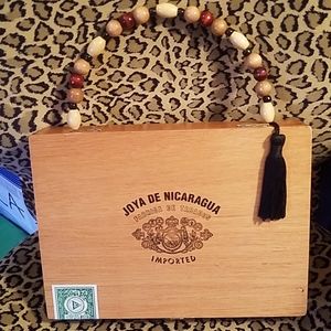 Stunning Handmade Cigar Box Purse